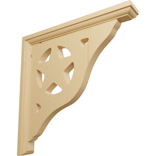 Ekena Millwork 1 1/2"W x 10"D x 10"H Austin Bracket, Alder BKT01X10X10AUAL - main